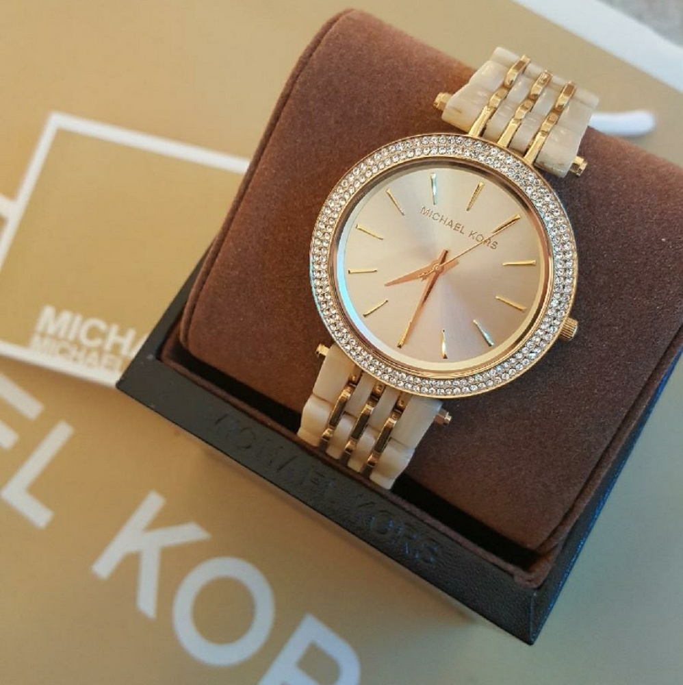 Michael Kors Watch Parker Crystal Rhinestone